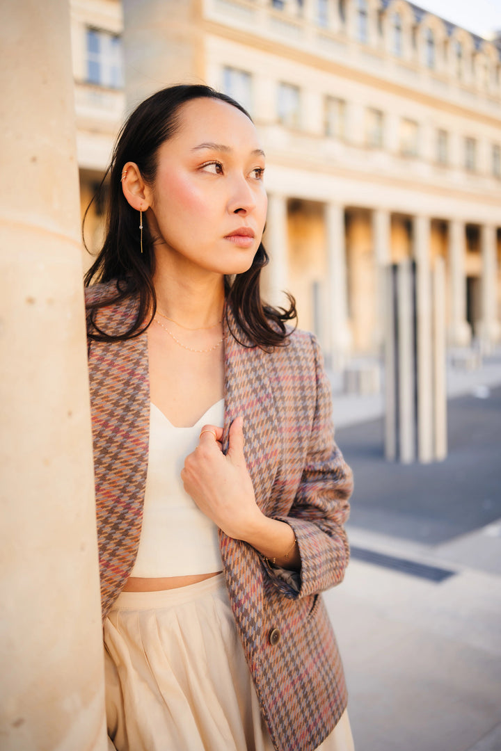 AQUA アクア ロングピアス - ODELIE Paris オデリー パリ