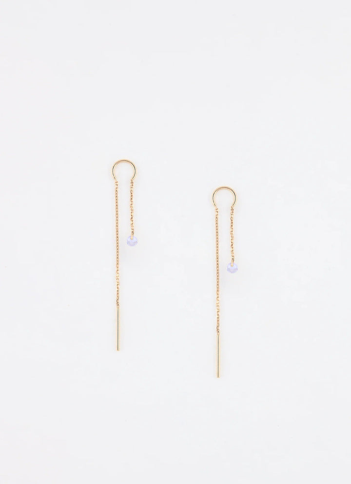 AQUA アクア ロングピアス - ODELIE Paris オデリー パリ