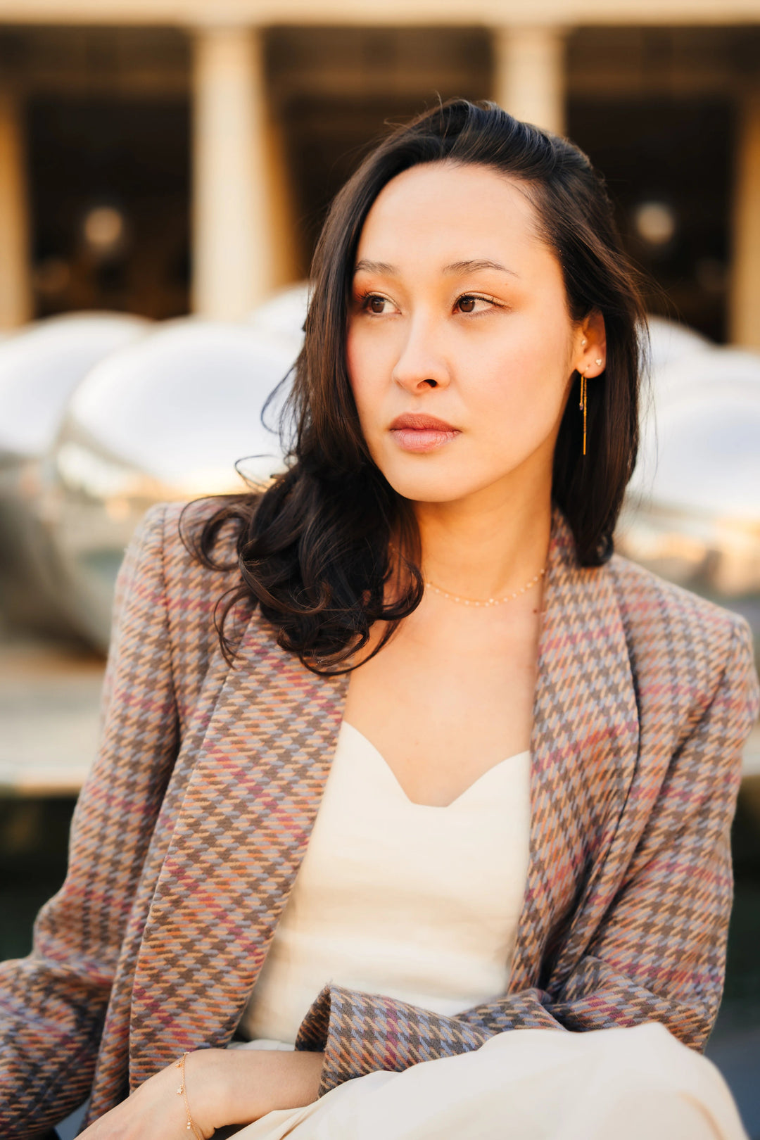 AQUA アクア ロングピアス - ODELIE Paris オデリー パリ