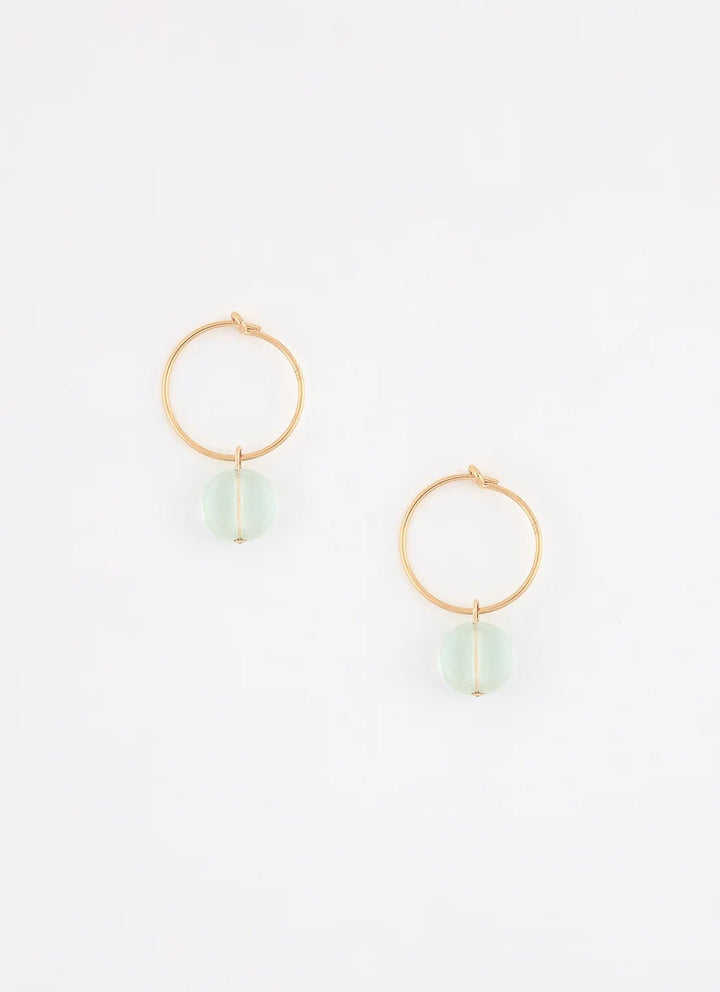 GREEN グリーン クレオールピアス - ODELIE Paris オデリー パリ