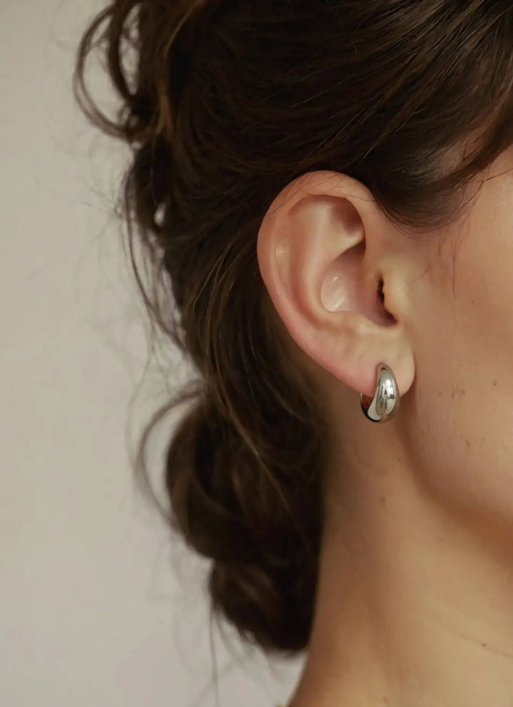 SWELL スウェル クレオールピアス – シルバー - ODELIE Paris オデリー パリ